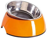 Orange Hunter Melamine Pet Feeding Bowl