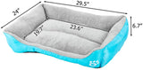 Hobbyzoo Blue 30" Warm Dog Cat Bed