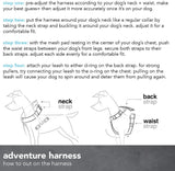 Pink Alcott Reflective Adventure Harness