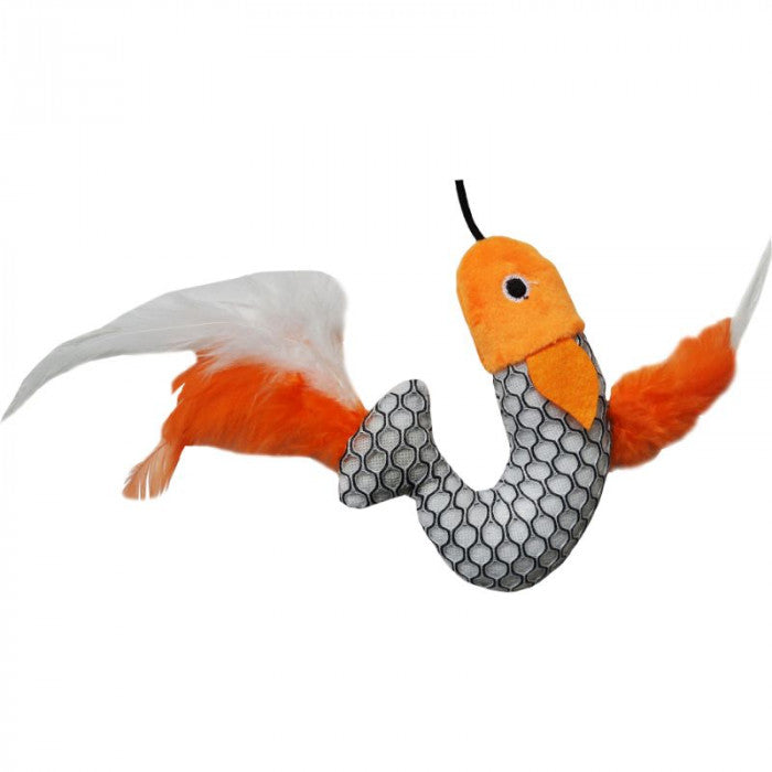 Hem & Boo Catnip Fish Teaser Stick Cat Toy My Pets & Me