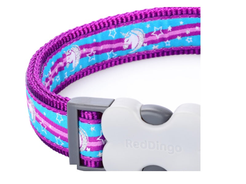 Red Dingo Unicorn Design Dog Collar My Pets Me