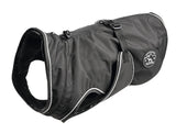 Black Uppsala Water Repellent Reflective Dog Coat