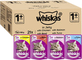 Whiskas Wet Food Pouches - Aged 1+ - 84 x 100g